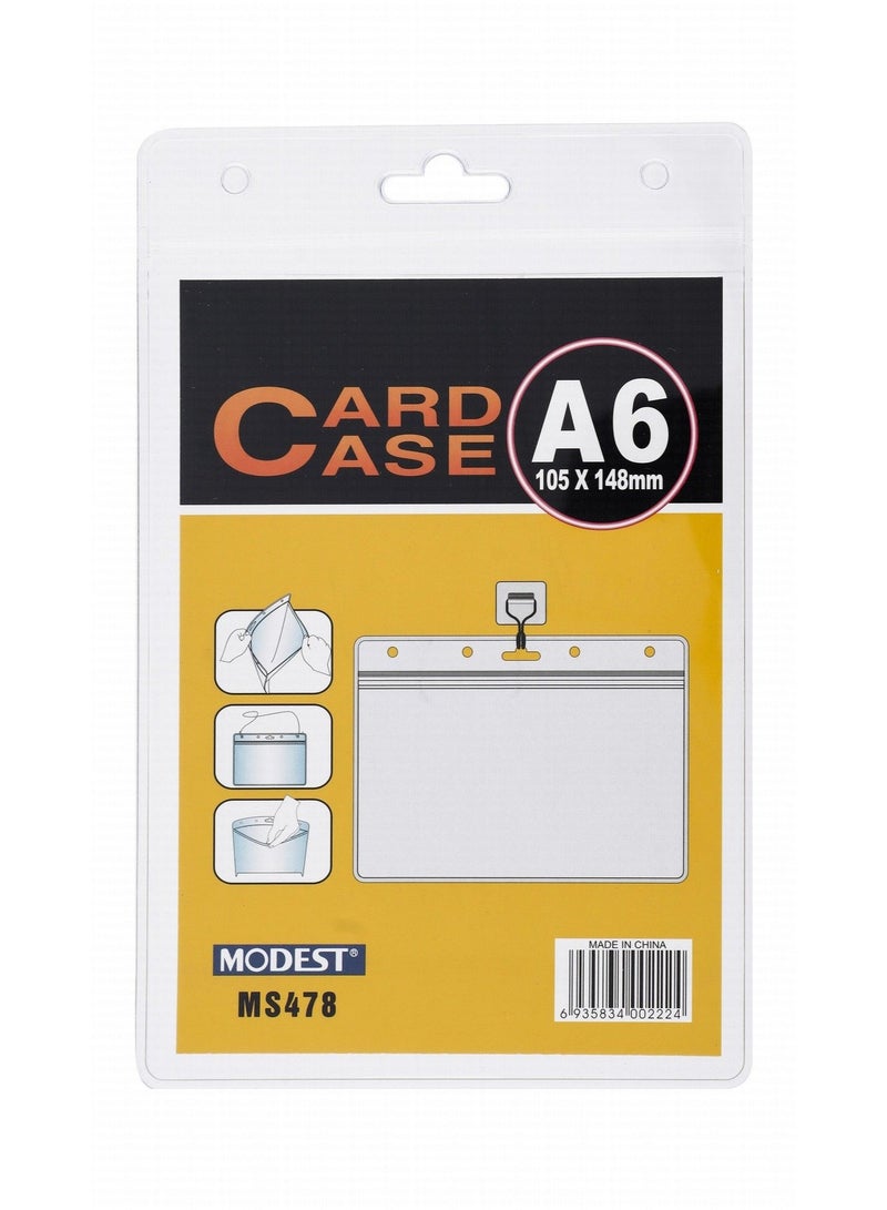 MODEST 10-Piece Thick Card Case Exhibition ID Card Holder 105x148mm - Image 2
